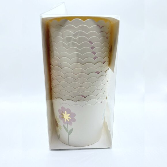 NEW My Minds Eye Gold Foiled Pastel Flowers Baking Cups - 36 Count - Picture 5 of 5